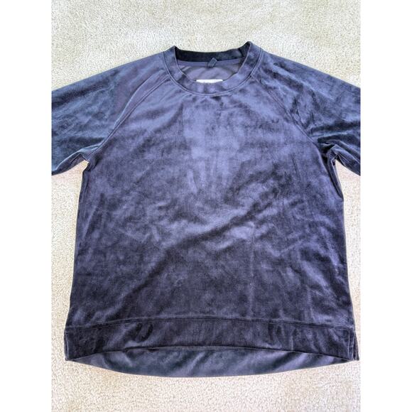 Lou & Grey Signaturesoft Loungewear Top Women Size S Gray Long Sleeve E047 - Picture 2 of 8